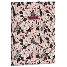 Ars Una: Flowery Pink carpeta de goma A/4