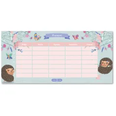Ars Una: Fresh Flowers calendario escolar de una cara y doble cara