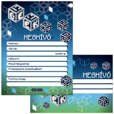 Ars Una: Geek set de invitaciones de 10 piezas con sobre
