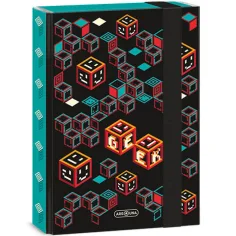 Ars Una: Geek turquesa-negro caja de cuadernos A/5