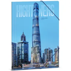Ars Una: Hightower-Torre de Shanghái A/4 carpeta con goma