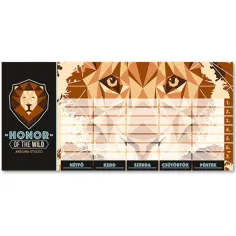 Ars Una: Honor of the Wild horario de una sola hoja, doble cara