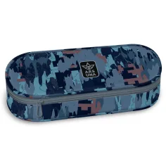 Ars Una: Hyde estuche ovalado camuflado azul 23x5,5x9cm