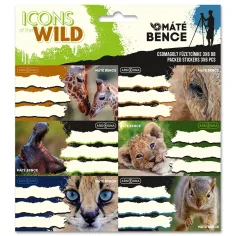 Ars Una: Icons of the Wild etiqueta de cuaderno empaquetada 3x6 unidades