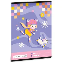 Ars Una: Keep Rolling A/5 cuaderno de líneas para 1er grado 14-32