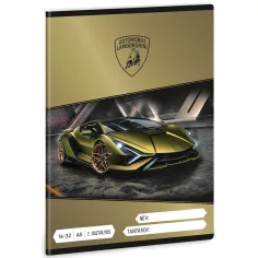 Ars Una: Lamborghini Sian cuaderno de líneas para 2º grado A/5 16-32