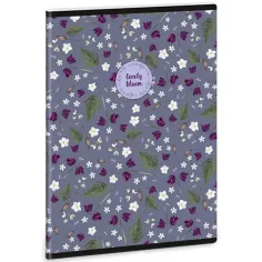 Ars Una: Lovely Bloom Bluebells cuaderno a cuadros extra con tapa A/5