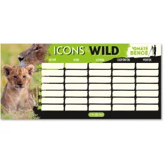 Ars Una: Máté Bence Icons of the Wild-Leones horario de una sola cara y doble cara