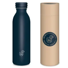 Ars Una Midnight Blue botella de acero inoxidable de doble pared 600ml