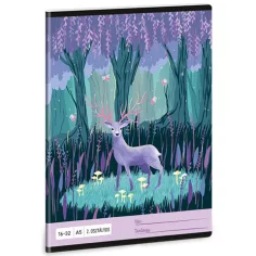 imagen de Ars Una: Midnight Wish cuaderno de líneas para 2º grado A/5 16-32 1