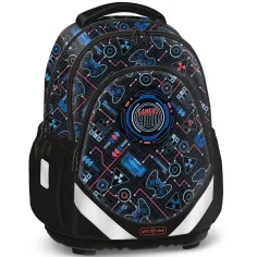 Ars Una: Mochila escolar anatómica Gamers HUD de 33x42x21cm