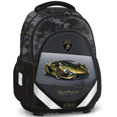 Ars Una: Mochila escolar anatómica Lamborghini Sian 33×43×22cm