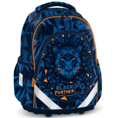 Ars Una: Mochila escolar anatómica M Pantera Negra