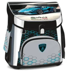 Ars Una: Mochila escolar compacta ergonómica con cierre magnético Lamborghini 33x41x24cm