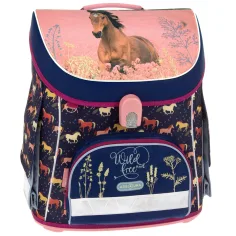 Ars Una: Mochila escolar compacta ergonómica con cierre magnético Wild and Free, mochila 33x41x24cm