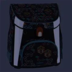 imagen de Ars Una: Mochila escolar compacta Geek con cierre magnético 33x41x24cm 3