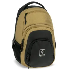 Ars Una: Mochila escolar Dune marrón-negra AU-2, mochila 32x46x22cm