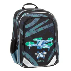 Ars Una: Mochila escolar ergonómica Drone Pro con esquinas redondeadas, mochila 34x40x21cm
