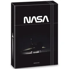 Ars Una: NASA caja de cuadernos negra con goma A/4