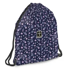 Ars Una: Navy Bloom mochila de deporte para adolescentes, bolsa de deporte 37,5x46cm