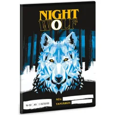 Ars Una: Nightwolf cuaderno de líneas para 2.º grado A/5 16-32