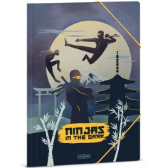 Ars Una: Ninjas en la oscuridad carpeta con goma A/4