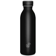 Ars Una: Noir botella de metal de doble pared 600ml