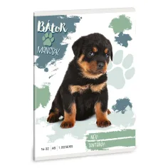 Ars Una: Patas Valientes - Rottweiler A/5 Cuaderno de líneas de 1er grado 14-32