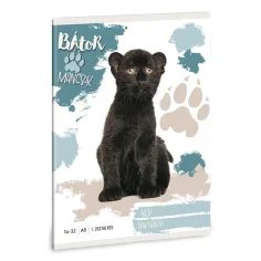 Ars Una: Paw Patrol - Pantera Negra A/5 Cuaderno de líneas de 1er grado 14-32