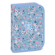Ars Una: Pearl Blossom azul estuche de lápices desplegable 12,8x19,3x3,6cm