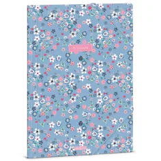 Ars Una: Pearl Blossom Blue carpeta con goma A/4