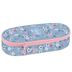 Ars Una: Pearl Blossom Blue estuche ovalado con flores 23x5,5x9cm