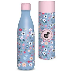 Ars Una: Pearl Blossom botella de metal de doble pared en caja de regalo 500ml