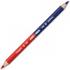 Ars Una: Rotulador triangular, Jumbo - rojo-azul