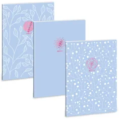 Ars Una: Soft Touch Cielo Azul Primavera cuaderno liso A/4