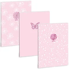 Ars Una: Soft Touch Rosa Primavera cuaderno de cuadrícula extra A/4