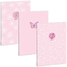 Ars Una: Soft Touch Rosa Primavera cuaderno liso extra con tapa A/4