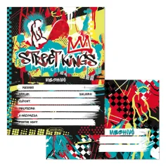 Ars Una: Street Kings set de invitaciones de 10 piezas con sobre