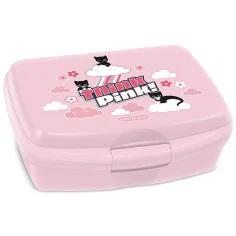 Ars Una: Think Pink caja de almuerzo rosa con gatos