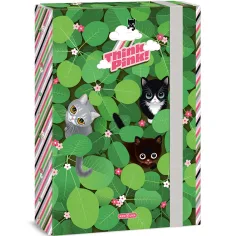 Ars Una: Think Pink gatitos A/4 caja de cuadernos