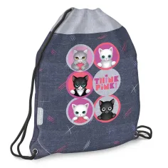 Ars Una: Think Pink mochila, bolsa de deporte 32x42cm
