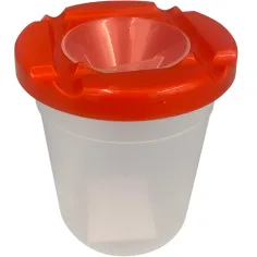 Ars Una: Vaso limpiador de pinceles en color rojo