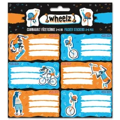 Ars Una: Wheelz etiqueta de cuaderno empaquetada 3x6 unidades