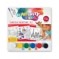 ARTivity Set de pintura al temple 6x10ml - Europa - Carioca