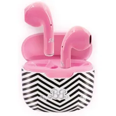 imagen de Auriculares inalámbricos Bluetooth rosas de Barbie - Lisciani 2