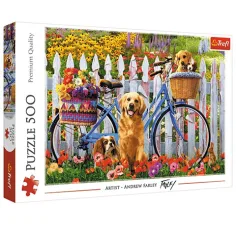 Aventura de perritos puzzle de 500 piezas - Trefl