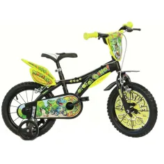 Aventura Dinosaurio bicicleta infantil de 14 pulgadas - bicicleta Dino Bikes