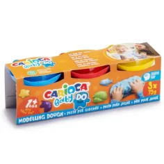 Baby Do set de plastilina de colores de 3 piezas - Carioca