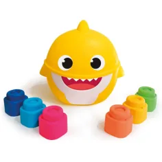 imagen de Baby Shark bloques de construcción en caja - Clementoni 2