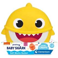 Baby Shark bloques de construcción en caja - Clementoni